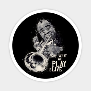 louis armstrong Magnet